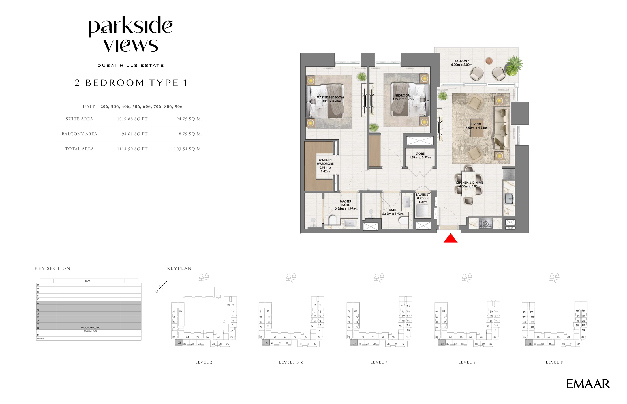 2 Bedroom