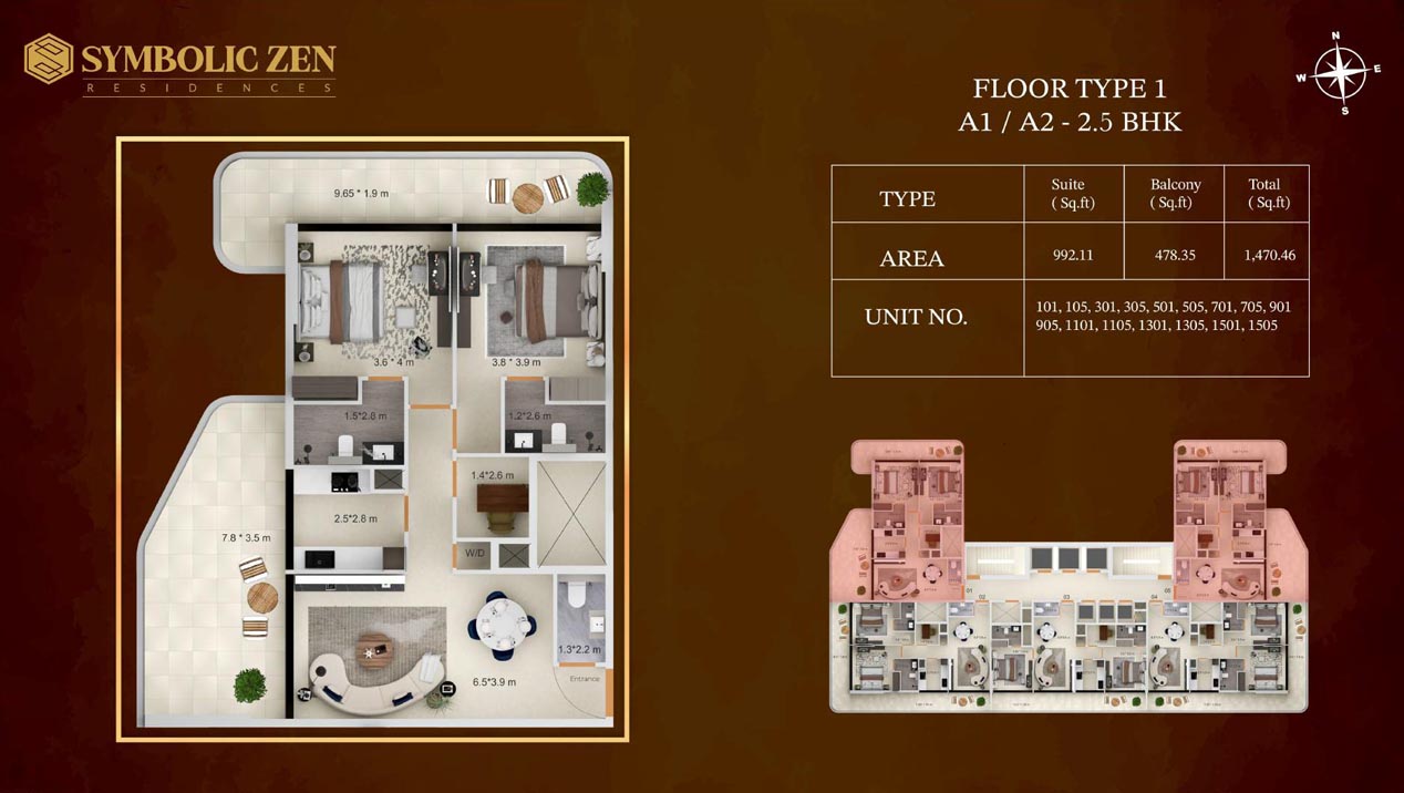 2 Bedroom