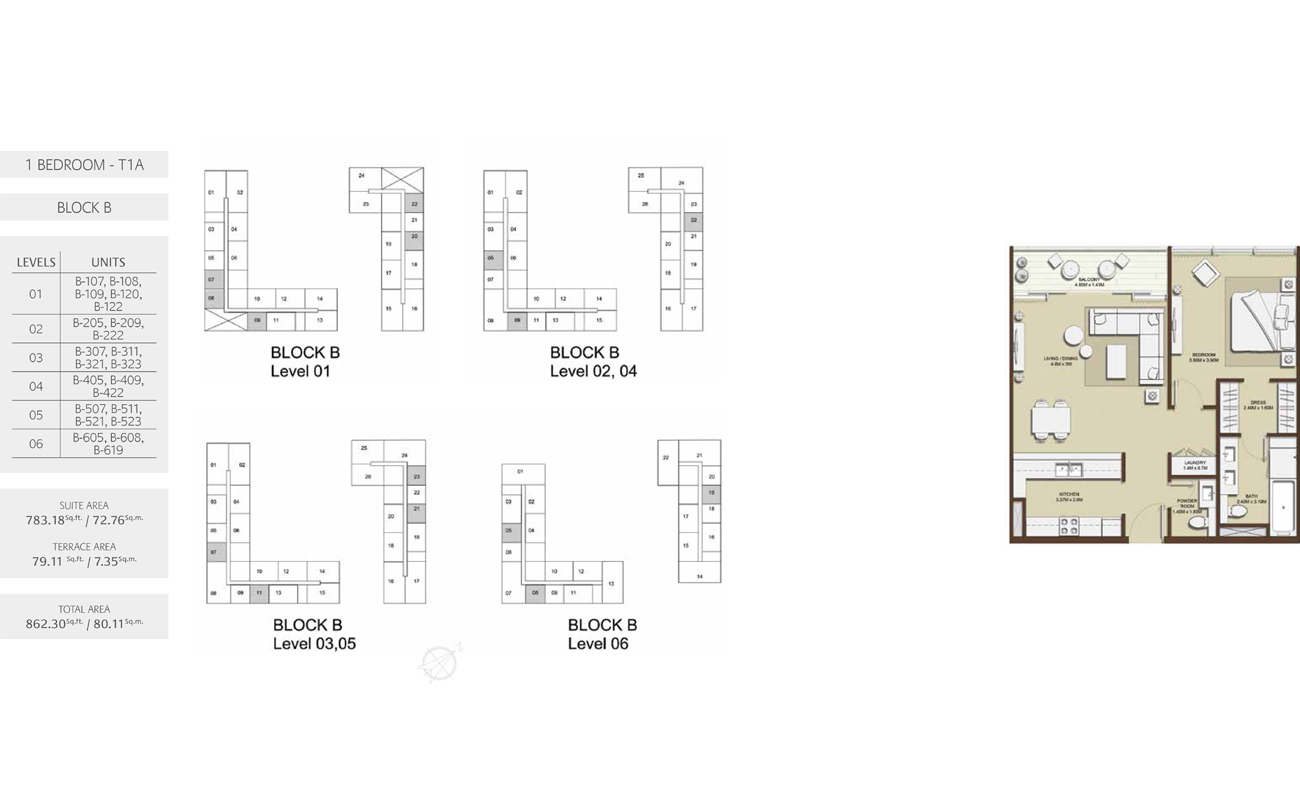 1 Bedroom