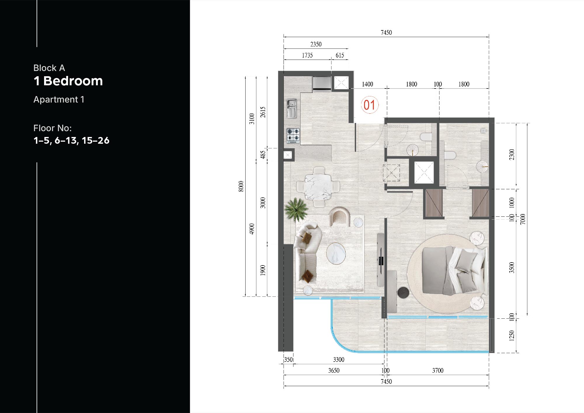 2 Bedroom