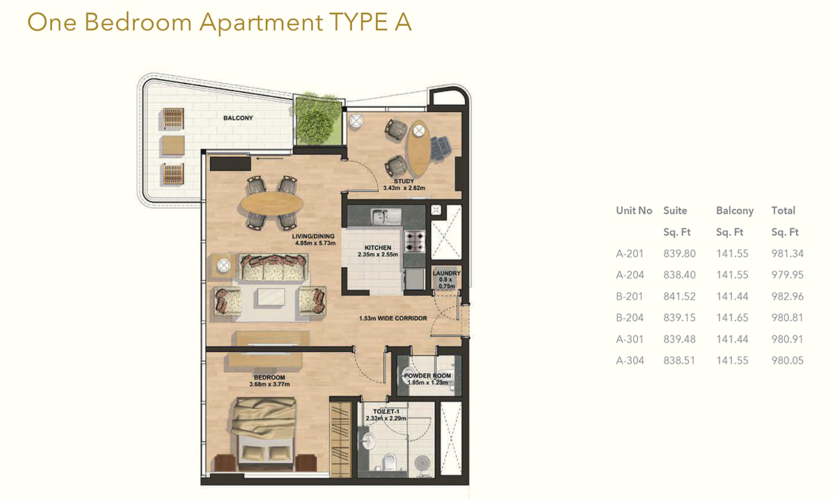 1 Bedroom