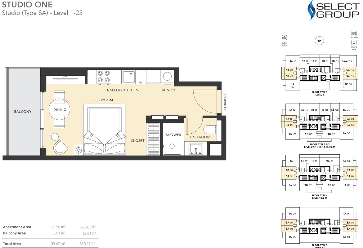 1 Bedroom