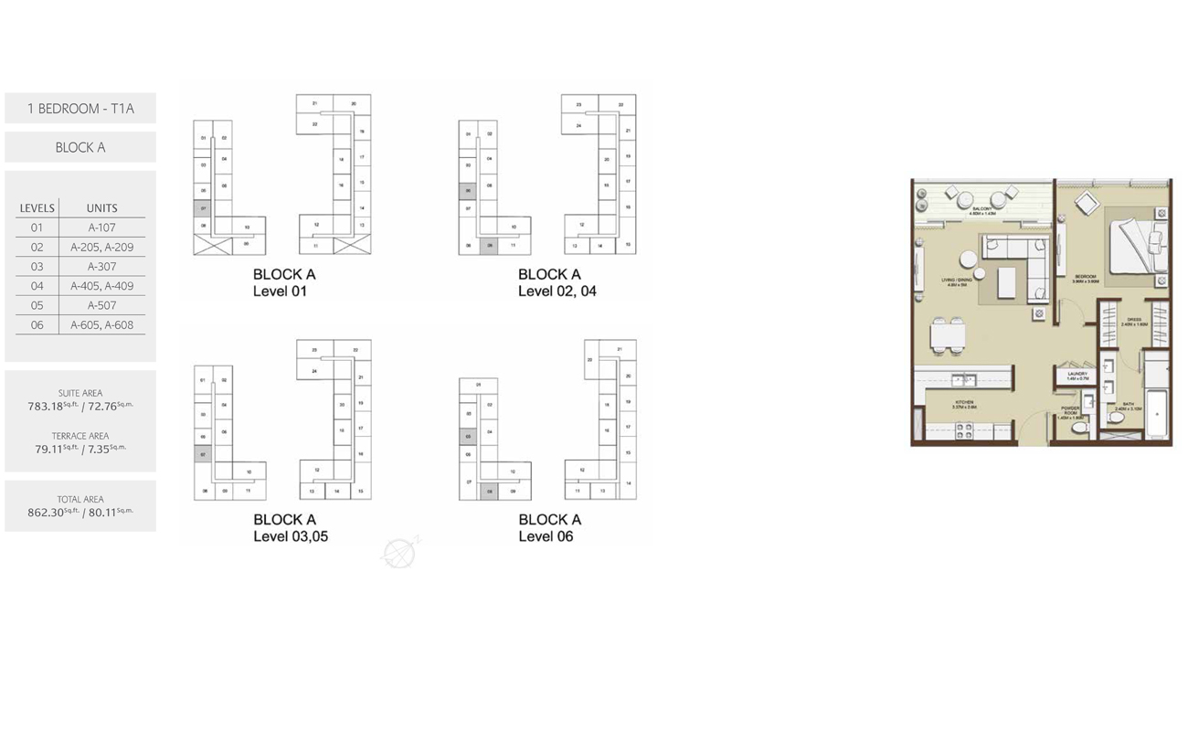 1 Bedroom