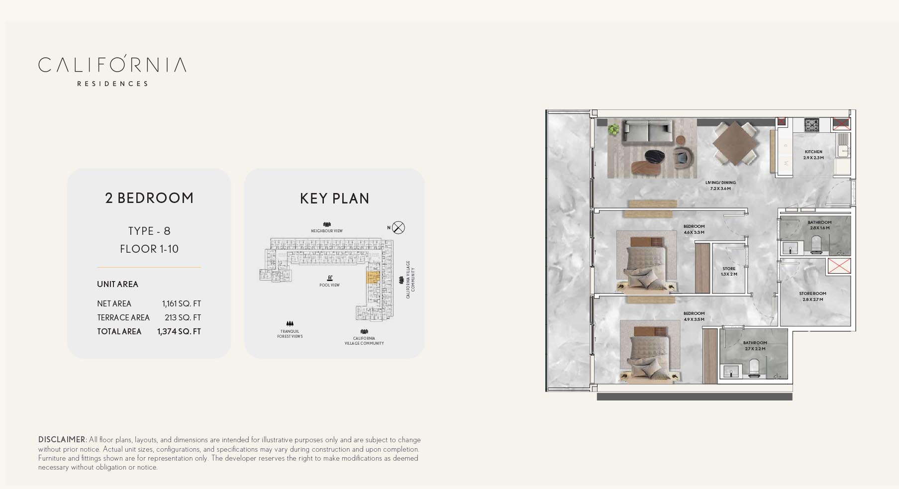 2 Bedroom