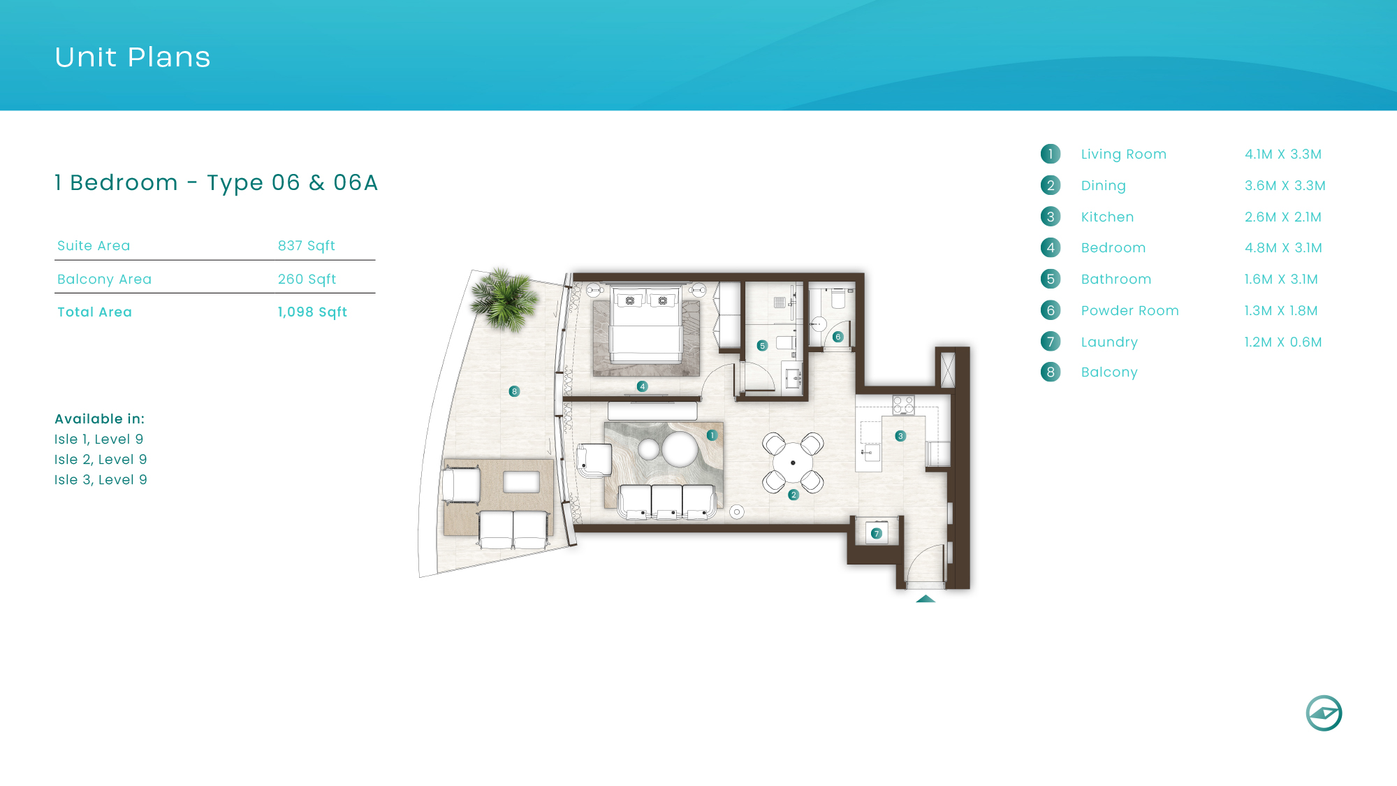 1 Bedroom