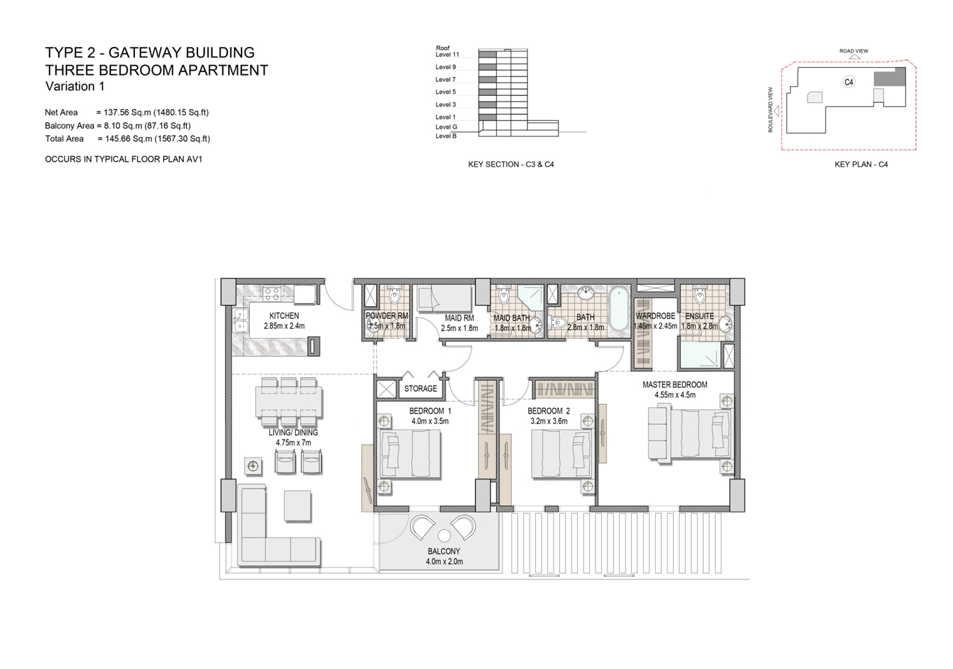 2 Bedroom