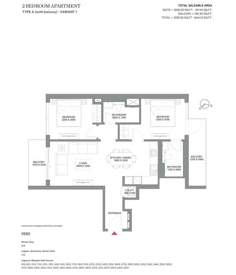 2 Bedroom