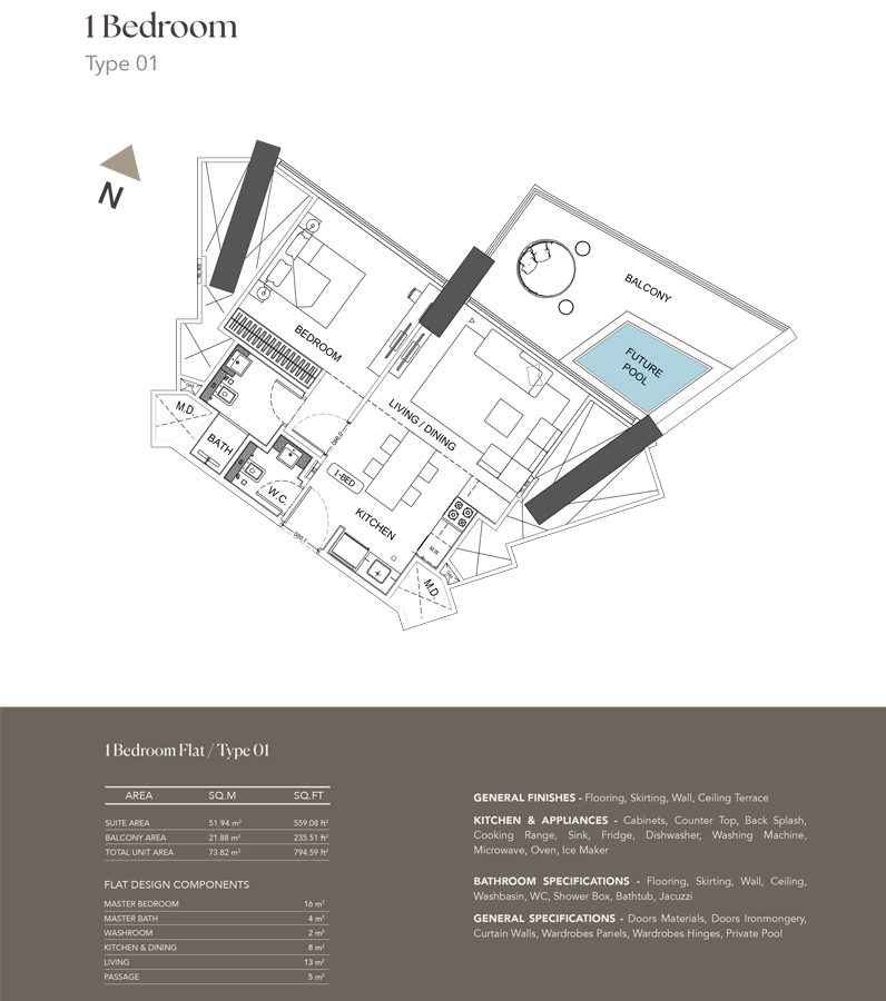 1 Bedroom